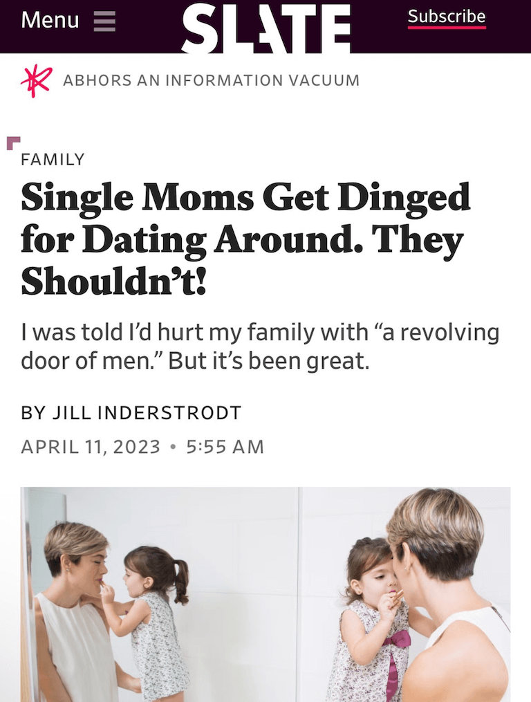 Single Moms Get Dinged for Dating Around. They Shouldn’t!